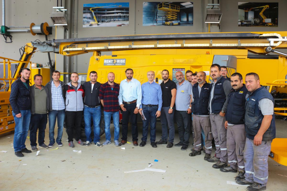 Haulotte Middle East conducts technical training in Turkey